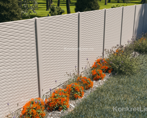 Gard prefabricat din beton - KonkretLine